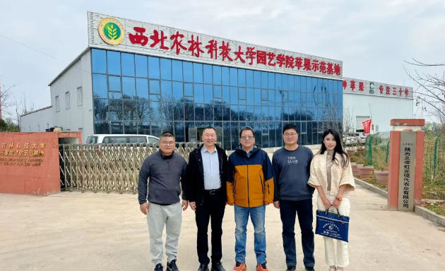 校地携手共话智慧果业｜烽云物联团队受邀赴西农黄陵苹果示范基地交流洽谈